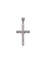 Gargantilla cruz de plata, hecha con circonitas plateadas que hacen de esta una pieza elegante.



La combinación de la plat