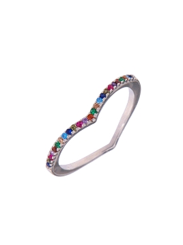 <p>Gargantilla muy finita con un colgantito en forma de un latido y acabo en un corazón pequeñito, en plata de primera ley.</p>
