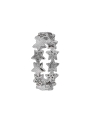 Precioso Anillo de Plata Estrellas con circonitas elaborado en plata con circonitas Plata de Primera de Ley. <BR><BR>COMPOSICIÓN