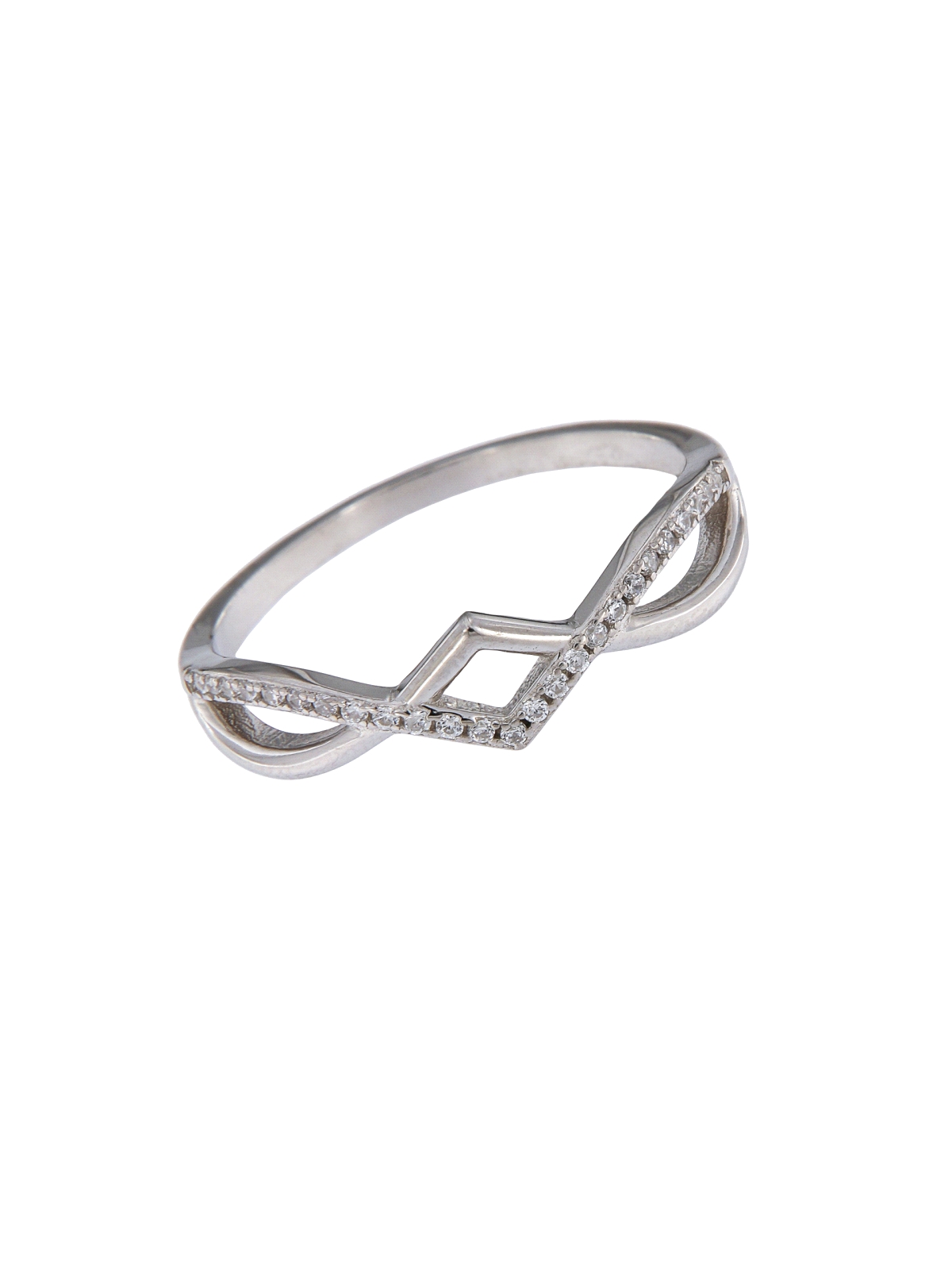 Anillo de Plata Geométrico Apertura Sencillo, Plata 925 MM- Joyas Marisol