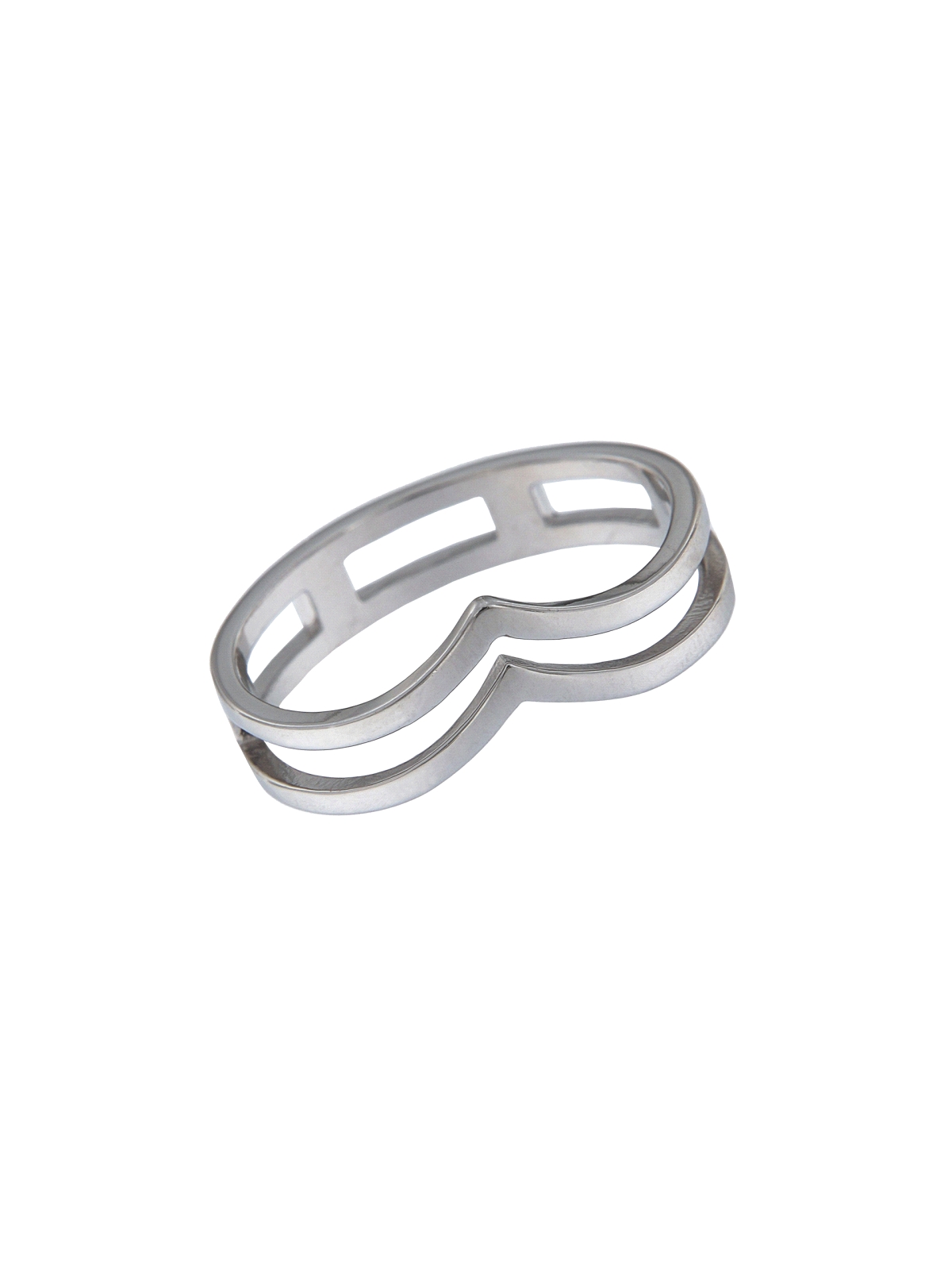 Precioso Anillo de Plata Lisa en Plata de Primera de Ley. <BR><BR>COMPOSICIÓN<BR><BR>Material: Plata de Ley 925<BR>Medidas: Del 