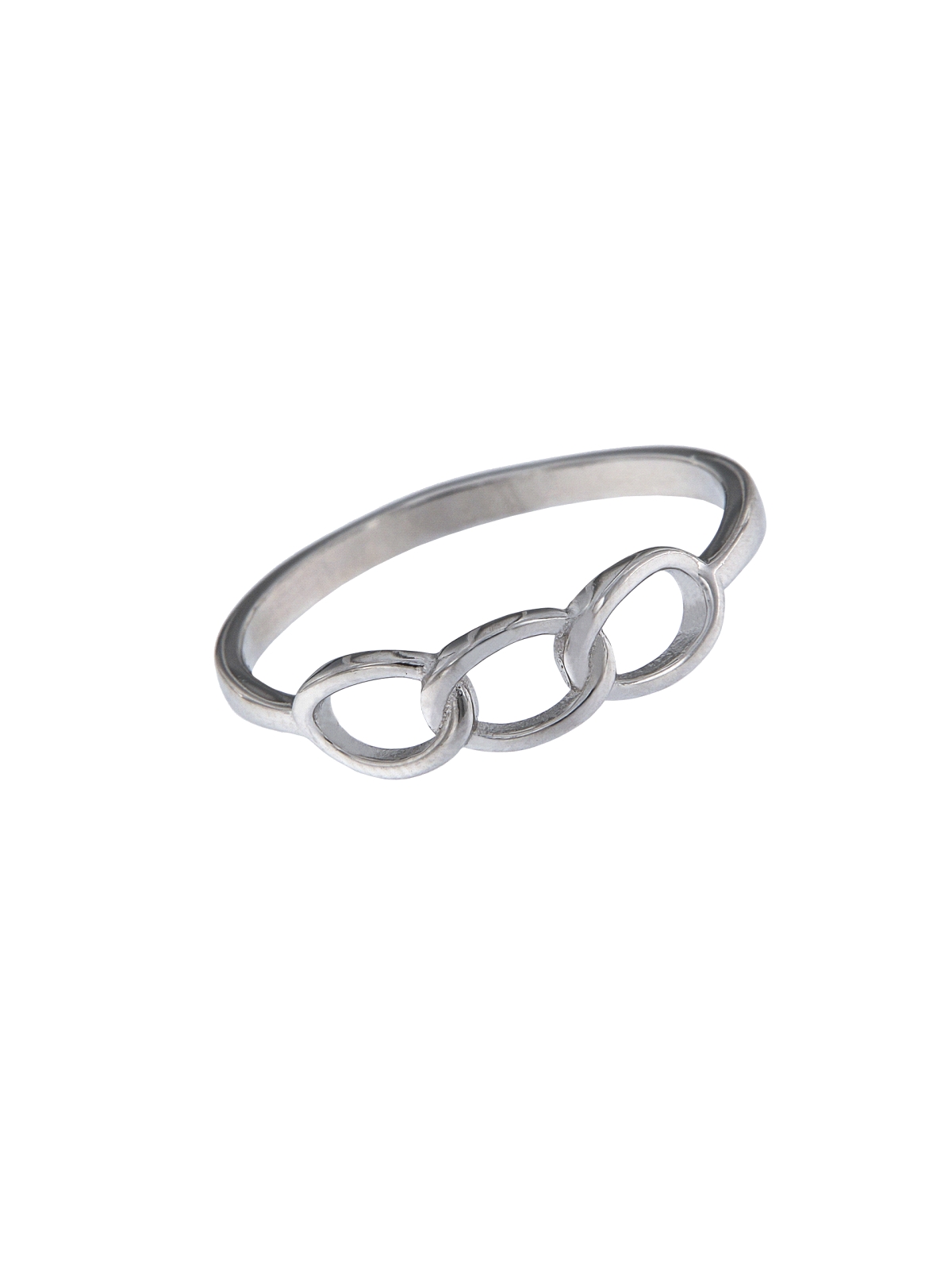 Precioso Anillo de Plata De Trenzado Liso elaborado en Plata de Primera de Ley. <BR><BR>COMPOSICIÓN<BR><BR>Material: Plata de Le