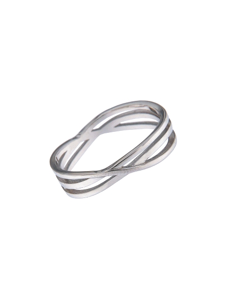 Precioso Anillo de Plata De Triple Liso elaborado en Plata de Primera de Ley. <BR><BR>COMPOSICIÓN<BR><BR>Material: Plata de Ley 