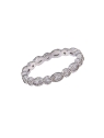 Anillo de Plata Circonita Ovalada , Plata 925 MM- Joyas Marisol