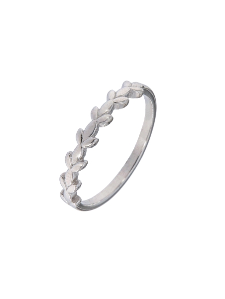 <P>Precioso Anillo de Plata Hoja Circonita en Plata de Primera de Ley. <BR><BR>COMPOSICIÓN<BR><BR>Material: Plata de Ley 925<BR>
