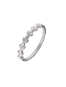 <P>Precioso Anillo de Plata Hoja Circonita en Plata de Primera de Ley. <BR><BR>COMPOSICIÓN<BR><BR>Material: Plata de Ley 925<BR>