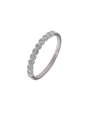 Precioso Anillo de Sencillo Circonita Plata de Primera de Ley. <BR><BR>COMPOSICIÓN<BR><BR>Material: Plata de Ley 925<BR>Medidas: