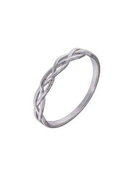 Precioso Anillo de Plata Adn Liso en Plata de Primera de Ley. <BR><BR>COMPOSICIÓN<BR><BR>Material: Plata de Ley 925<BR>Medidas: 