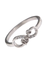 Precioso Anillo de Plata Infinito Love en plata con circonitas Plata de Primera de Ley. <BR><BR>COMPOSICIÓN<BR><BR>Material: Pla