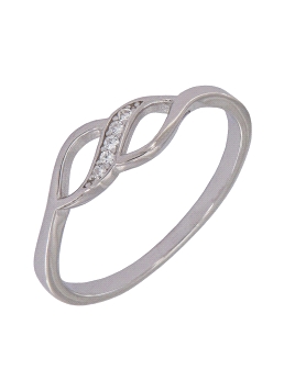Anillo solitario circonita, Plata 925 MM- Joyas Marisol