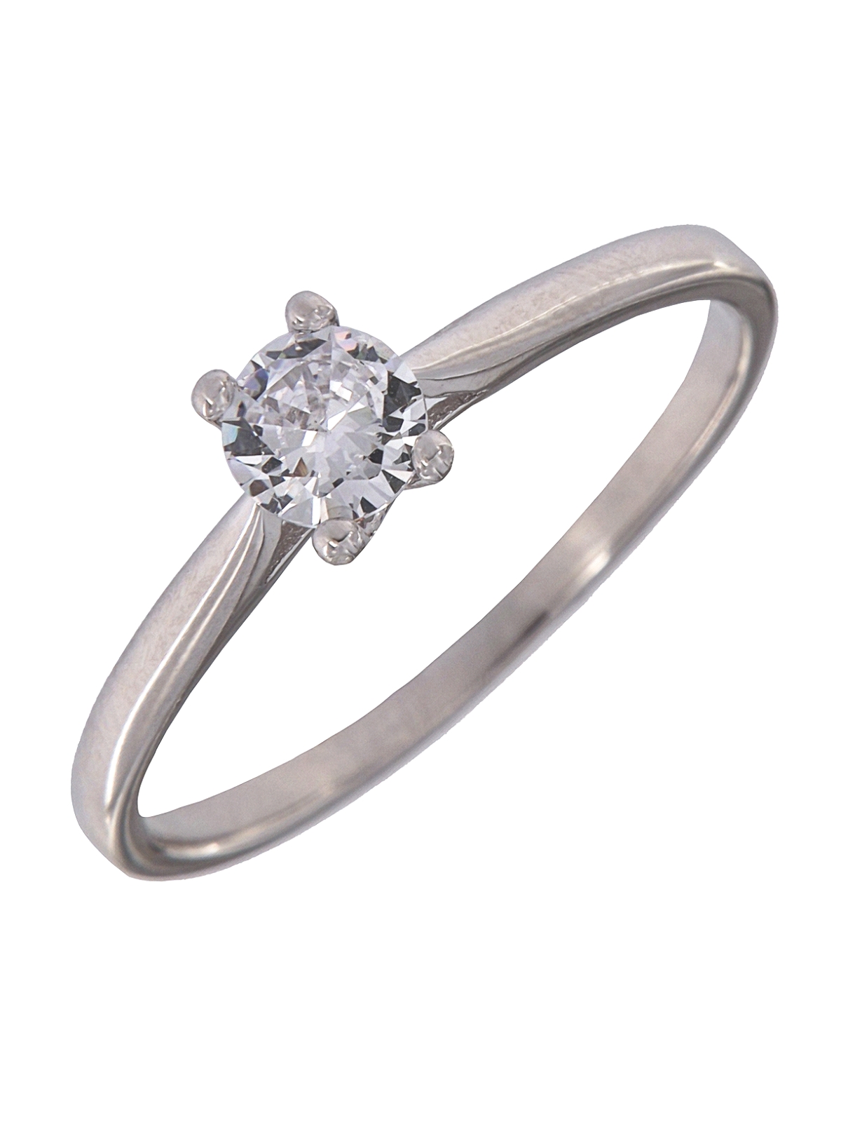 Anillo solitario circonita, Plata 925 MM- Joyas Marisol