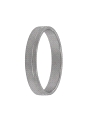 Anillo de boda hecho con Plata de Primera Ley 925MM.

Alianza fina con un diseño en acabado mate realizado horizontalmente en 