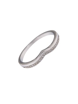 ANILLO DOBLE GOTA LISA PLATA