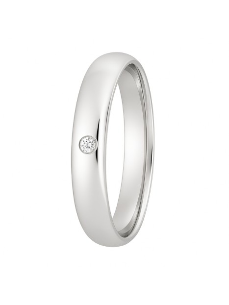 alianza plata 925 circonita 5 mm
