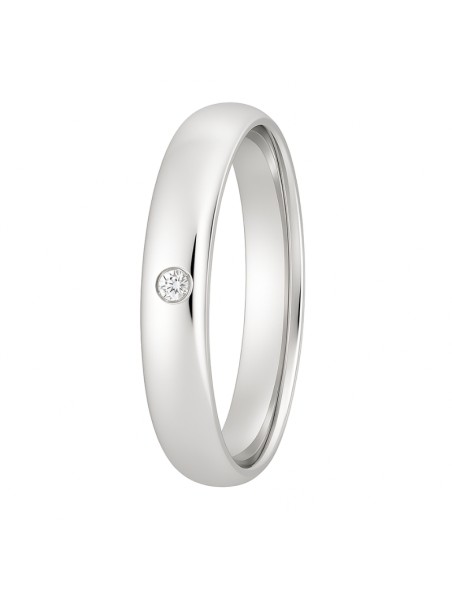 alianza plata 925 circonita 5 mm