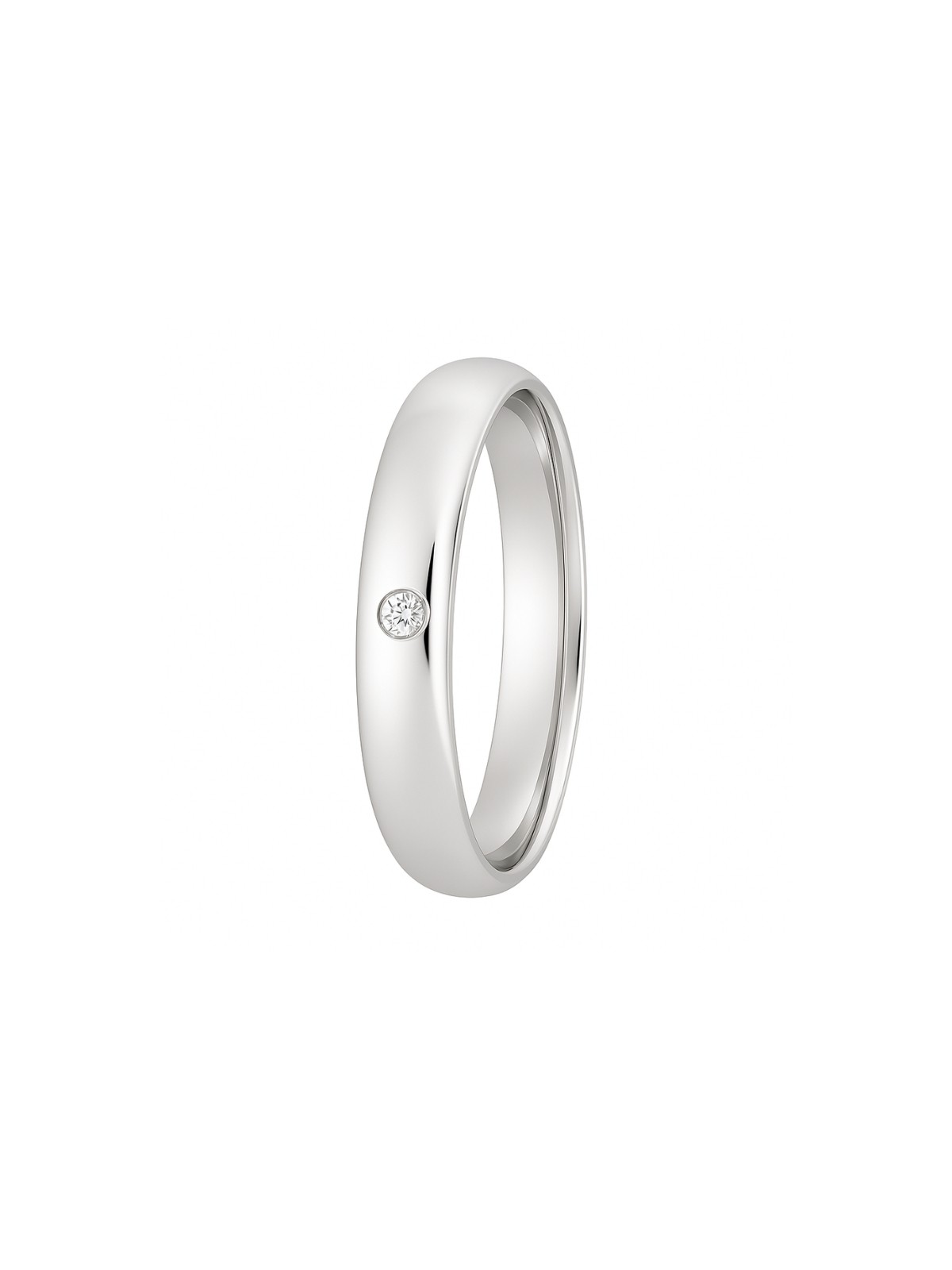 alianza plata 925 circonita 5 mm