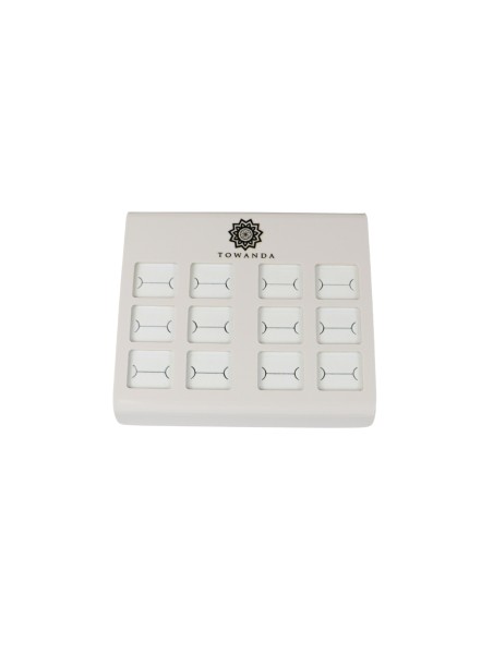 Expositor Anillos Plata 6 Unidades para joyería profesional