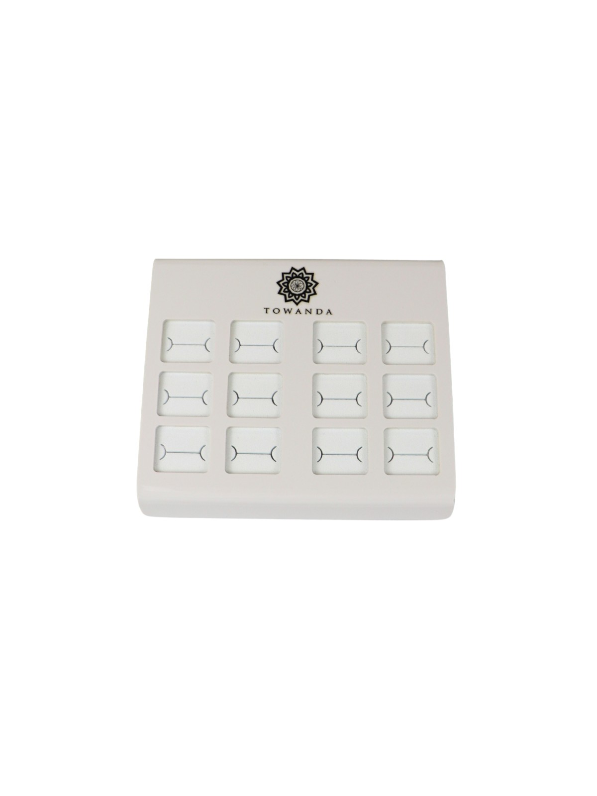 Expositor Anillos Plata 6 Unidades para joyería profesional