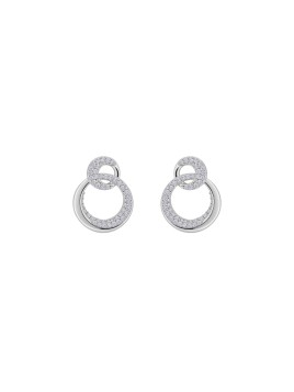 PENDIENTES PLATA DOBLE...