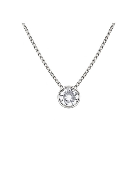 Gargantilla diamante de laboratorio en plata 0,10 ct 3,00 mm