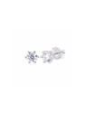 Pendientes de diamantes en plata 0,20 ct 3,00 mm