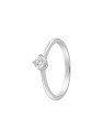 Anillo diamante de laboratorio en plata 0,34 ct 4,50 mm