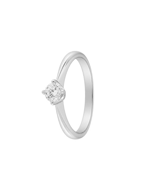 Anillo diamante de laboratorio en plata 0,45 ct 5,00 mm