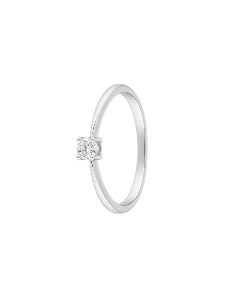 Anillo diamante de laboratorio en plata 0,15 ct 3,50 mm