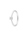 Anillo diamante de laboratorio en plata 0,15 ct 3,50 mm