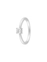 Anillo diamante de laboratorio en plata 0,34 ct 4,50 mm
