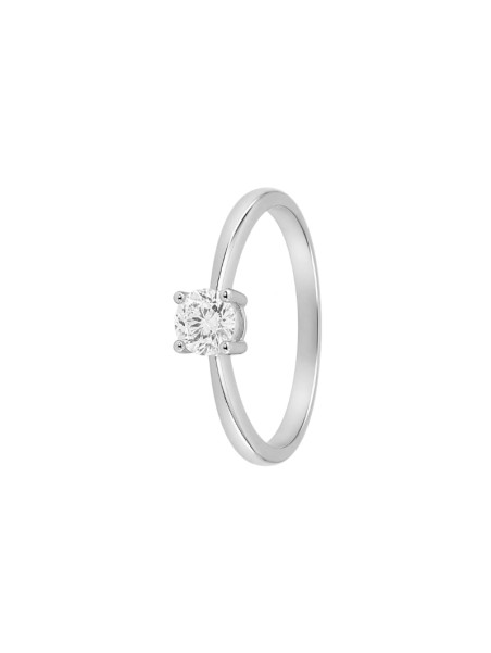 Anillo diamante de laboratorio en plata 0,45 ct 5,00 mm