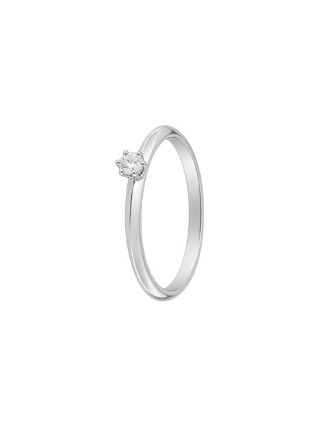 Anillo diamante de laboratorio en plata 0,15 ct 3,50 mm