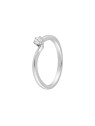 Anillo diamante de laboratorio en plata 0,15 ct 3,50 mm