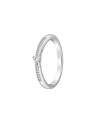 Anillo diamante de laboratorio en plata con 13 diamantes 0,105 ct
