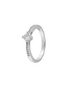 Anillo diamante de laboratorio en plata con 13 diamantes 0,40 ct
