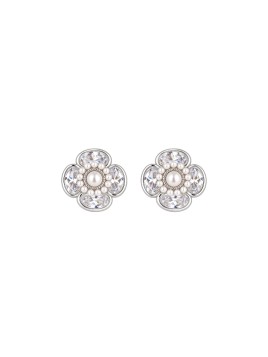PENDIENTES DE PERLAS FLOR...