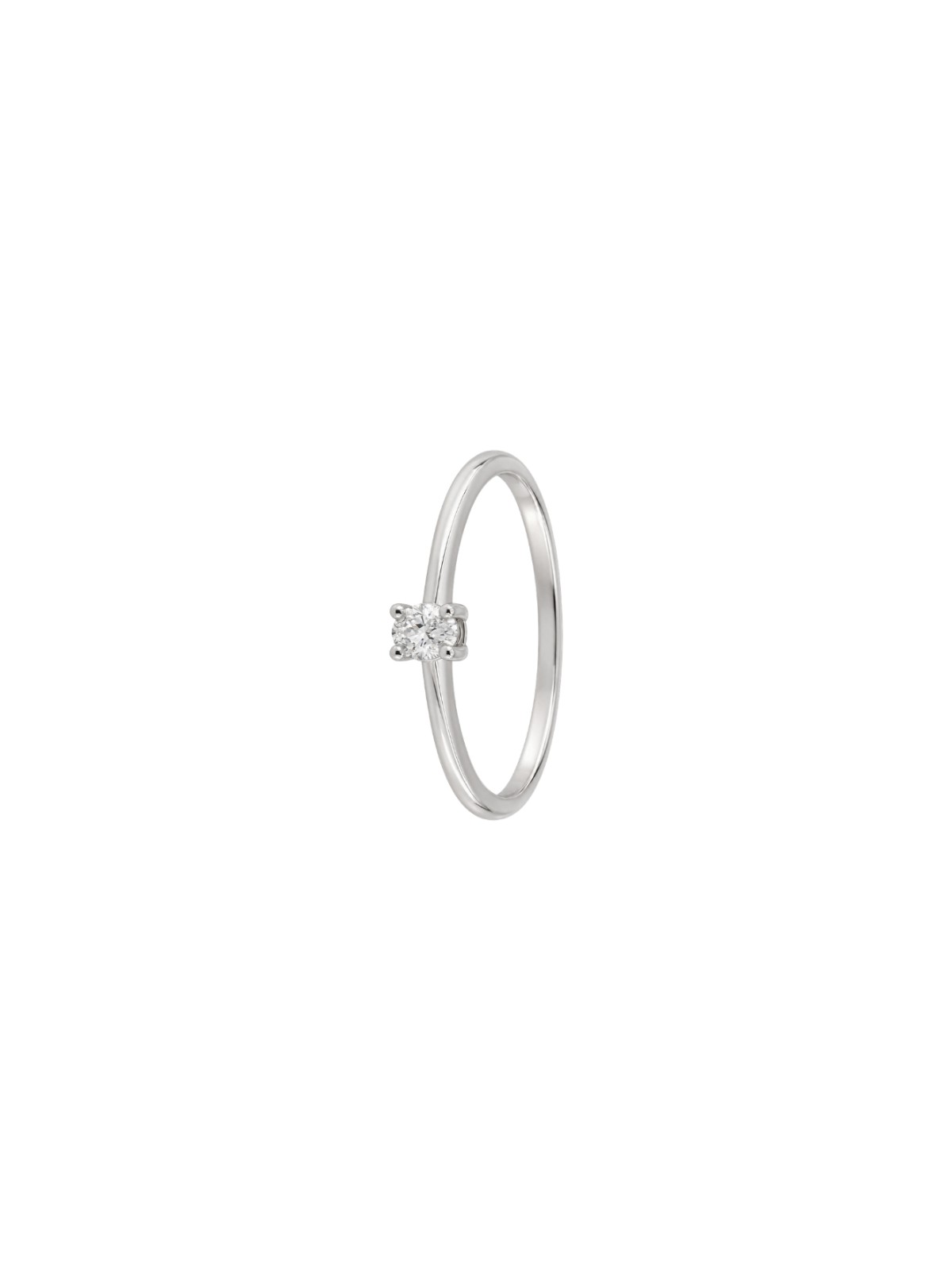 Anillo diamante de laboratorio en plata 925 de 0,28 ct
