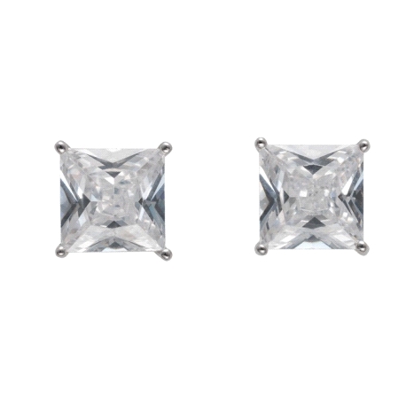 <p>Pendientes de presión con circonita </p>\n<p>7 mm</p>