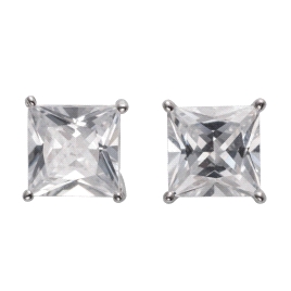 <p>Pendientes de presión con circonita </p>\n<p>6 mm</p>