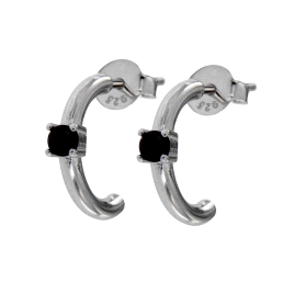 PLATA PENDIENTES AROS