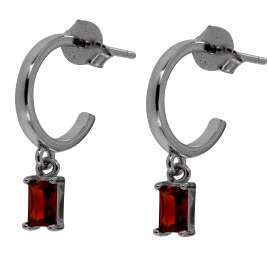 PLATA PENDIENTES AROS