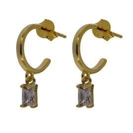 PLATA PENDIENTES AROS