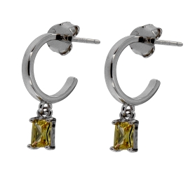 PLATA PENDIENTES AROS