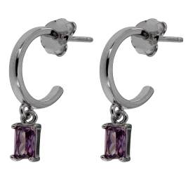 PLATA PENDIENTES AROS