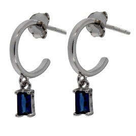 PLATA PENDIENTES AROS