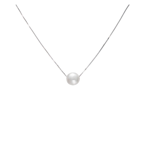 <p style="text-align:justify;">Gargantilla muy finita con un colgantito de perla cultivada en Plata de Primera Ley.</p>
<p style