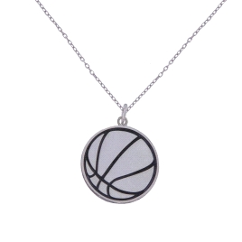 COLGANTE PLATA BALONCESTO