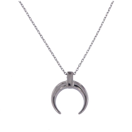 <p>Gargantilla muy finita con un colgantito en forma de un latido y acabo en un corazón pequeñito, en plata de primera ley.</p>