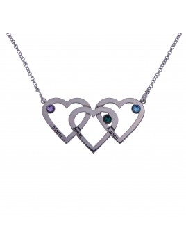 Gargantilla Tres Corazones...