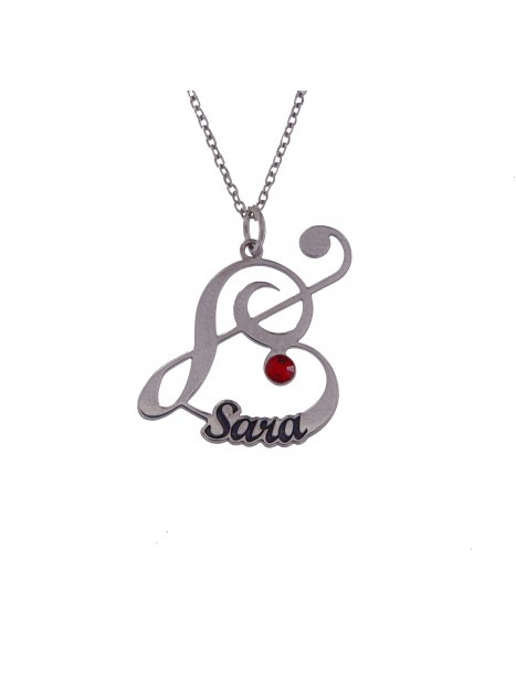 COLGANTE CORAZÓN EN FORMA DE NOTA MUSICAL
